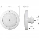 TM546 LED pool light dimensions TM546 LED pool light dimensions
